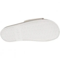 Adidas Adilette Cloudfoam Plus Logo Slides Sandals - Womens Metallic -Rogan‘s Shoes shop AD CG3427 MET4