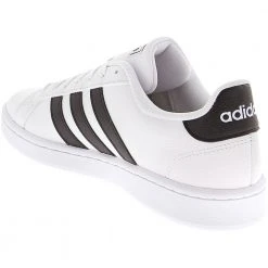Adidas Grand Court Lifestyle Shoes - Womens White Black -Rogan‘s Shoes shop AD F36483 WBK3