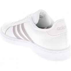 Adidas Grand Court Lifestyle Shoes - Womens White Mauve -Rogan‘s Shoes shop AD F36483 WMV3