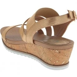 Andrew Geller Gessica Sandals - Womens Gold -Rogan‘s Shoes shop AG GESSICA GLD3