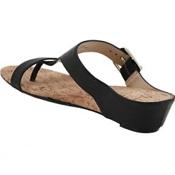 Andrew Geller Iwin Sandals - Womens Black -Rogan‘s Shoes shop AG IWIN BLK3