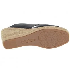 Andrew Geller Kimber Sandals - Womens Black -Rogan‘s Shoes shop AG KIMBER BLK4