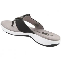 Anne Klein Quartet Sandals - Womens Black -Rogan‘s Shoes shop AK QUARTET BLK3