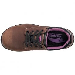 Avenger Work Boots 7164 Steel Toe Work Shoes - Womens Brown -Rogan‘s Shoes shop AN 7164 BRN3