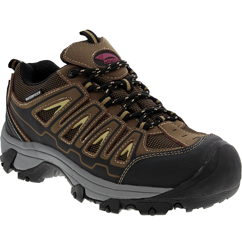 Avenger Work Boots Trench Safety Toe Work Boots - Womens Brown 2 Avenger Work Boots Trench Safety Toe Work Boots - Womens Brown - Image 2