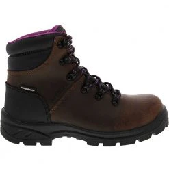 Avenger Work Boots Builder Safety Toe Work Boots - Womens Brown
