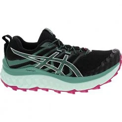 ASICS Trabuco Max Trail Running Shoes - Womens Black Soothing Sea