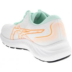 ASICS Gel-Excite 9 Running Shoes - Womens White Orange Pop -Rogan‘s Shoes shop AS 1012B182 1003