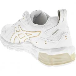 ASICS Gel Quantum 180 6 Running Shoes - Womens White Pure Gold -Rogan‘s Shoes shop AS 1202A039 1003