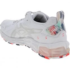 ASICS Gel Quantum 180 6 Running Shoes - Womens White White Rainbow -Rogan‘s Shoes shop AS 1202A039 9603