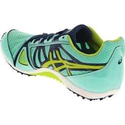 ASICS Hyper Rocketgirl Xc Running Shoes - Womens Aruba Blue Neon Lime Poseidon -Rogan‘s Shoes shop AS G559Y BLU3