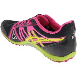 ASICS Hyper Rocketgirl Xc Running Shoes - Womens Black Hot Pink Flash Yellow -Rogan‘s Shoes shop AS G559Y XPK3