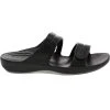 Aetrex Janey Sport Slide Womens Water Sandals Black