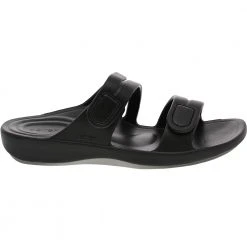 Aetrex Janey Sport Slide Womens Water Sandals Black