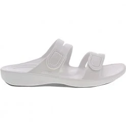 Aetrex Janey Sport Slide Womens Water Sandals White