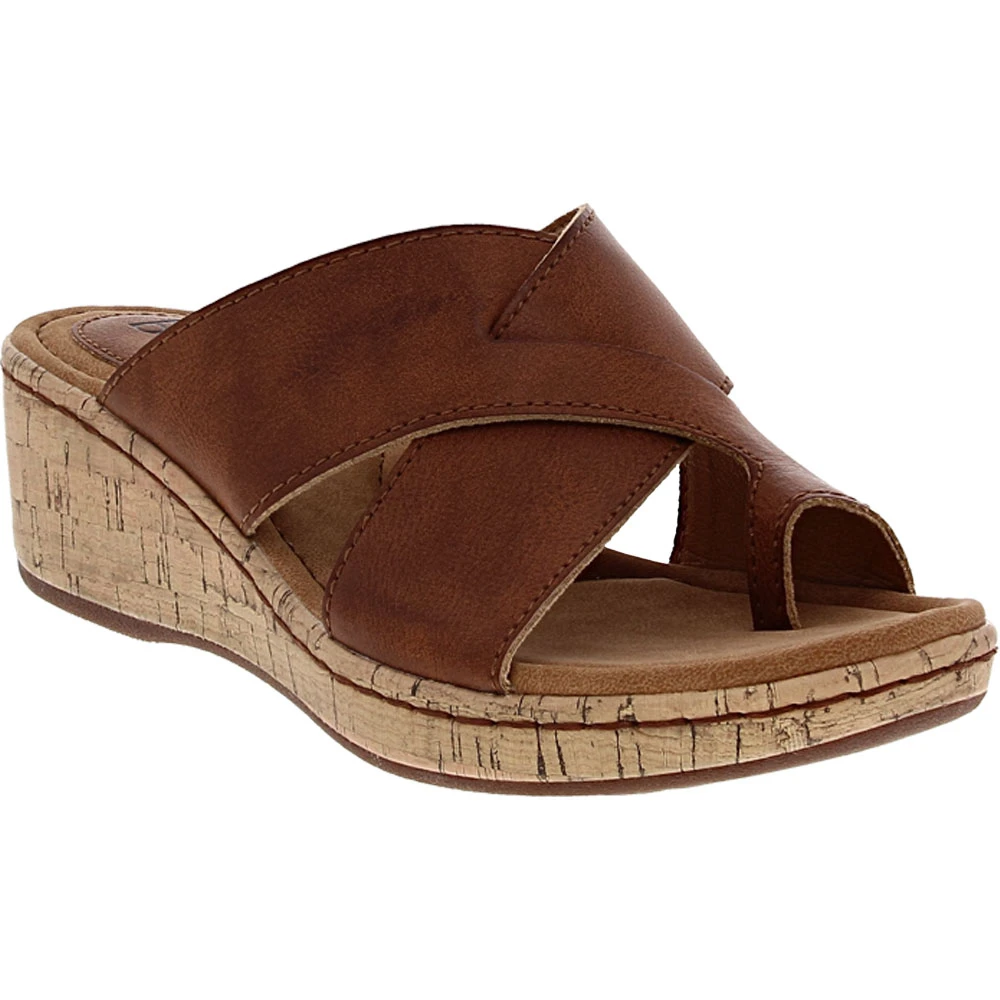 B.O.C. By Born Summer Womens Wedge Sandals Dark Tan 2 B.O.C. By Born Summer Womens Wedge Sandals Dark Tan - Image 2