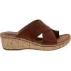 B.O.C. By Born Summer Womens Wedge Sandals Dark Tan