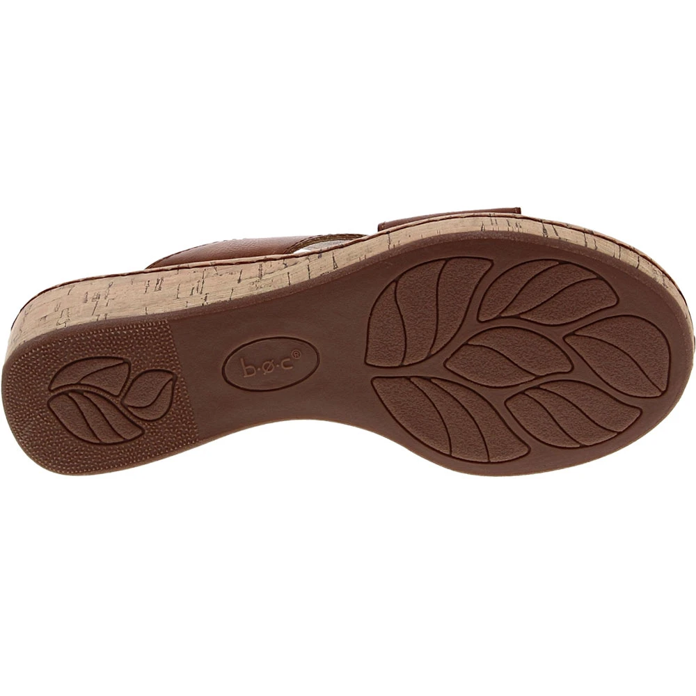 B.O.C. By Born Summer Womens Wedge Sandals Dark Tan 4 B.O.C. By Born Summer Womens Wedge Sandals Dark Tan - Image 4