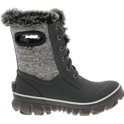 Bogs Boots Bogs Arcata Knit Winter Boots - Womens Grey