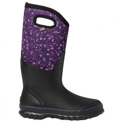 Bogs Boots Bogs Classic Tall Freckle F Rubber Boots - Womens Black Multi
