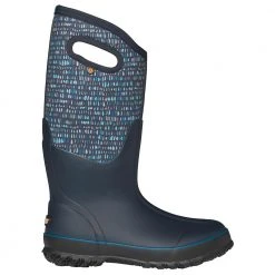 Bogs Boots Bogs Classic Tall Twinkle Rubber Boots - Womens Dark Blue Multi