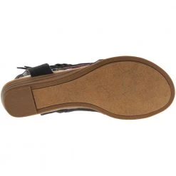 Blowfish Blumoon Sandals - Womens Black Rancher Canvas -Rogan‘s Shoes shop BL BF7295 BLK4