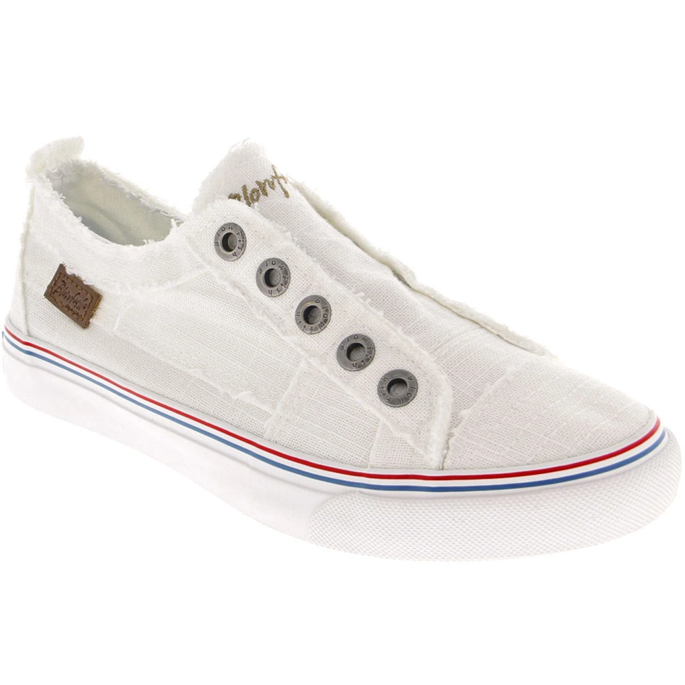 Blowfish Play Lifestyle Shoes - Womens White Color Washed 2 Blowfish Play Lifestyle Shoes - Womens White Color Washed - Image 2