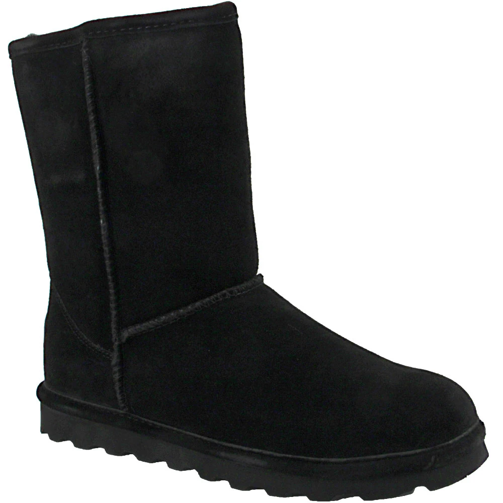 Bearpaw Boots Bearpaw Elle Short Winter Boots - Womens Black 2 Bearpaw Boots Bearpaw Elle Short Winter Boots - Womens Black - Image 2