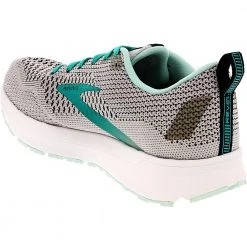 Brooks Revel 4 Running Shoes - Womens Grey Aqua -Rogan‘s Shoes shop BR 120337 0733