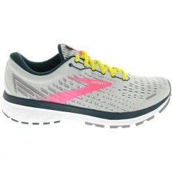 Brooks Ghost 13 Running Shoes - Womens White Pink Black