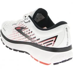 Brooks Ghost 13 Running Shoes - Womens White Pink -Rogan‘s Shoes shop BR 120338 1923