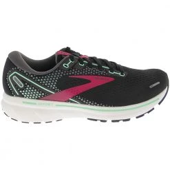 Brooks Ghost 14 Running Shoes - Womens Black Pink