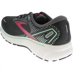 Brooks Ghost 14 Running Shoes - Womens Black Pink -Rogan‘s Shoes shop BR 120356 0133