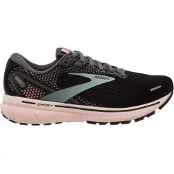 Brooks Ghost 14 Running Shoes - Womens Black Pearl