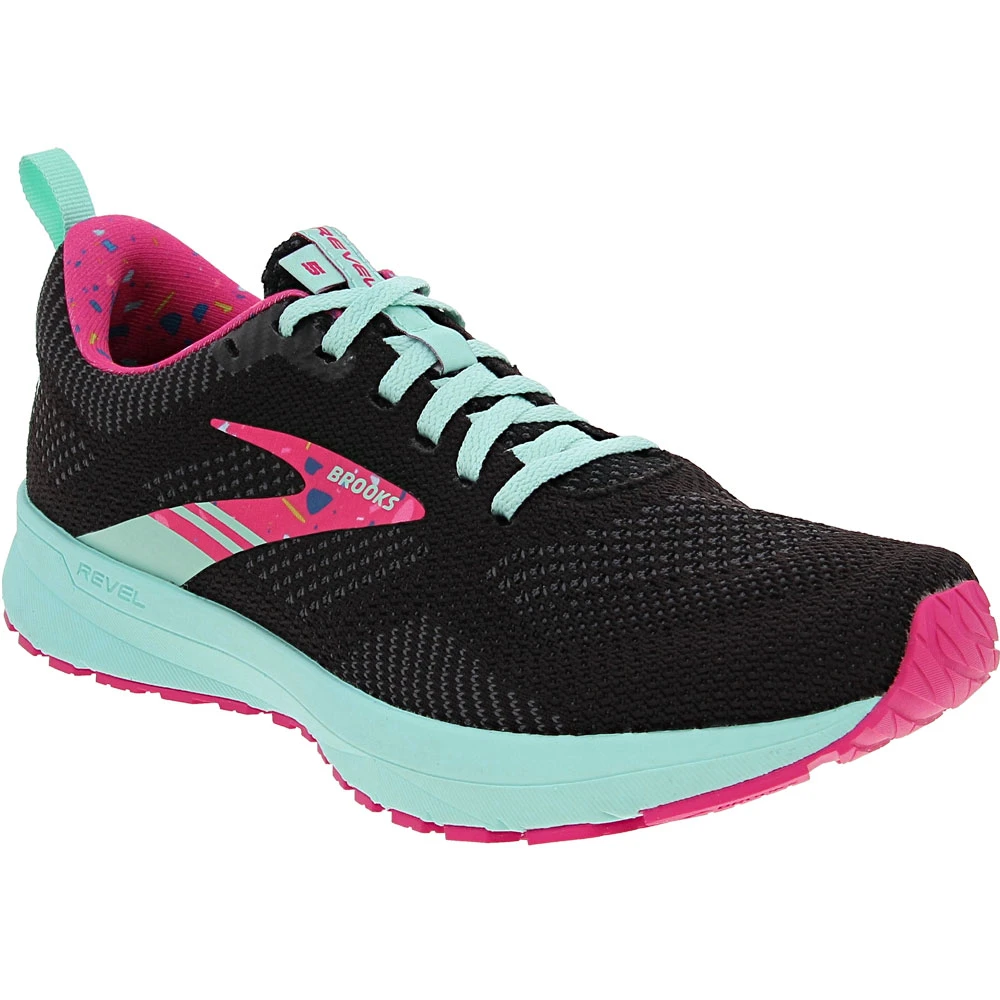 Brooks Revel 5 Running Shoes - Womens Grey Blue 2 Brooks Revel 5 Running Shoes - Womens Grey Blue - Image 2