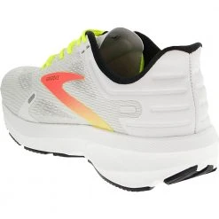 Brooks Launch 9 Running Shoes - Womens White Pink Nightlife -Rogan‘s Shoes shop BR 120373 1483