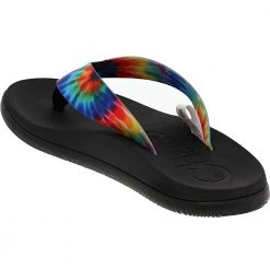 Chaco Chillos Flip Outdoor Sandals - Womens Dark Tie Dye -Rogan‘s Shoes shop CA 108788 MLT3