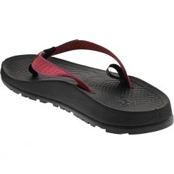 Chaco Lowdown Flip Flop Sandals - Womens Score Fuschia -Rogan‘s Shoes shop CA 108998 PUR3