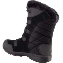 Columbia Ice Maiden Winter Boots - Womens Black -Rogan‘s Shoes shop CB BL1581 BLK3