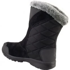 Columbia Ice Maiden Slip Winter Boots - Womens Black Shale -Rogan‘s Shoes shop CB BL1582 BLK3