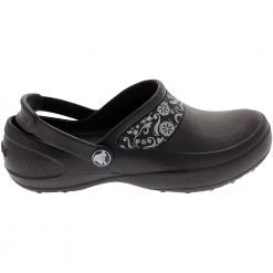 Crocs Mercy Clog Sandals - Womens Black Silver