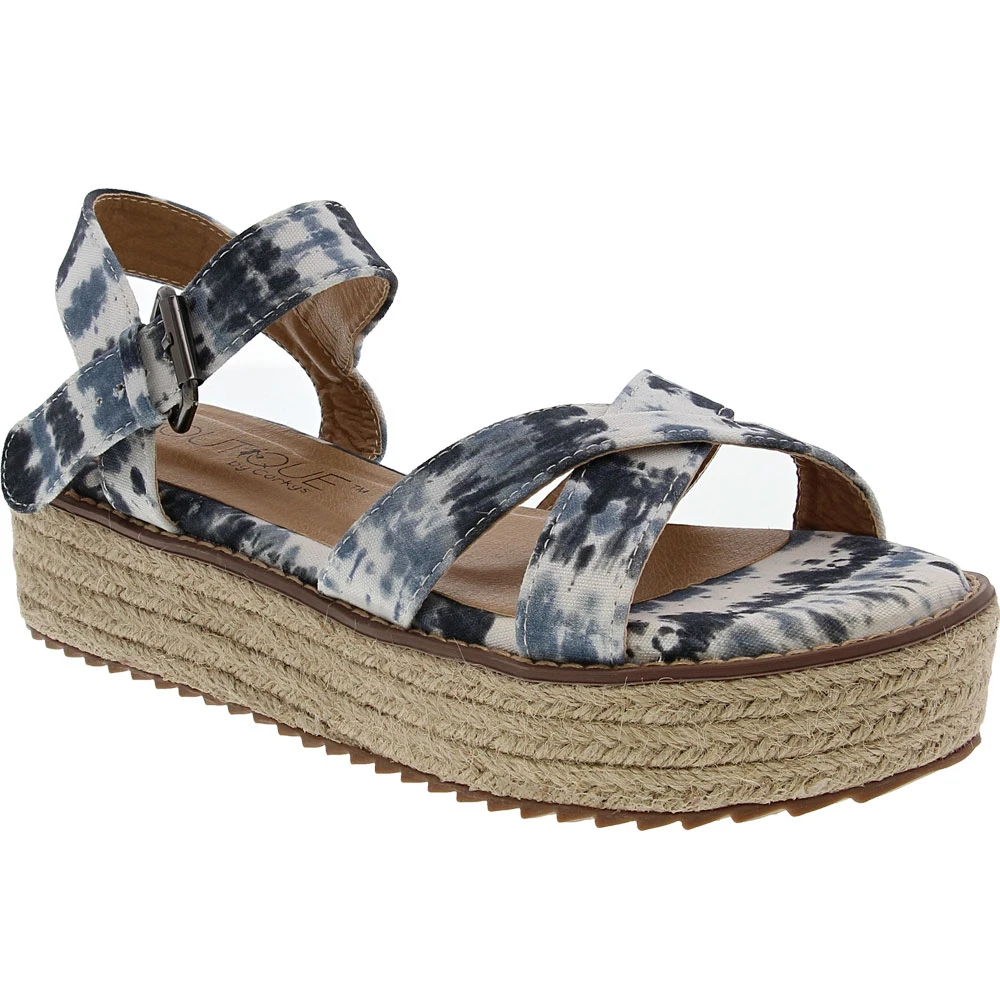 Corkys Pilot Sandals - Womens Blue Tie Dye 2 Corkys Pilot Sandals - Womens Blue Tie Dye - Image 2