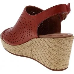 Cobb Hill Erika Slingback Sandals - Womens Red -Rogan‘s Shoes shop CL CH9223 RED3