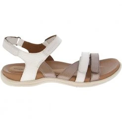 Cobb Hill Rubey Instep 3 Strap Womens Sandals White