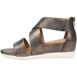 Comfortiva Pacifica Wedge Womens Sandal Anthracite -Rogan‘s Shoes shop CM 30600 ANT3