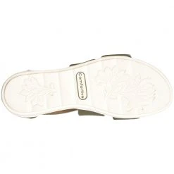 Comfortiva Pacifica Wedge Womens Sandal Olive Suede -Rogan‘s Shoes shop CM 30600 OLS4