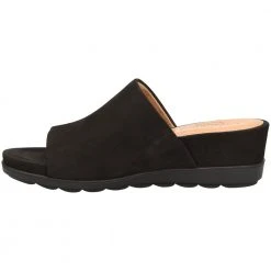 Comfortiva Pax Sandals - Womens Black Nubuck -Rogan‘s Shoes shop CM CT030431 BLN3