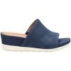 Comfortiva Pax Sandals - Womens Navy Suede