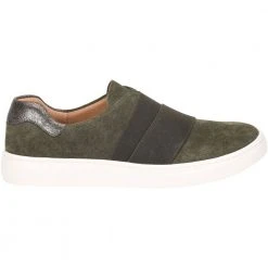 Comfortiva Tamyra Slip On Casual Shoes - Womens Olive Suede