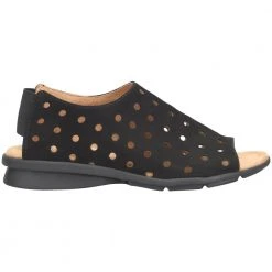 Comfortiva Petal Slip On Casual Shoes - Womens Black Nubuck